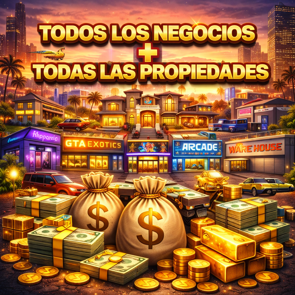 Todos los negocios + todas las propiedades